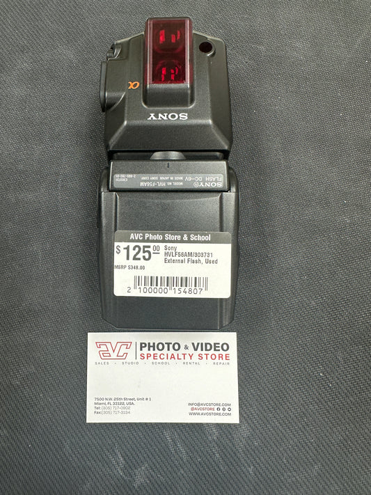 Sony HVLF56AM/303731 External Flash, Used
