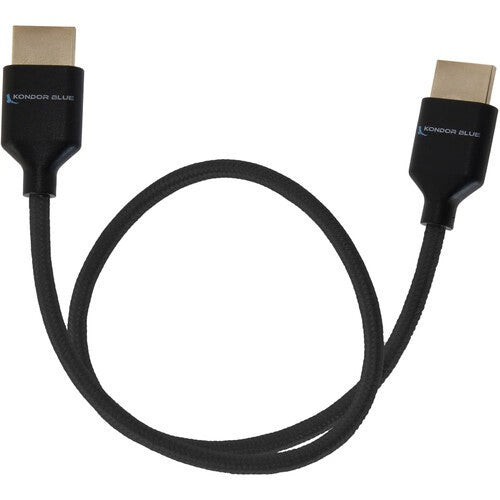 Kondor Blue Coiled Mini-HDMI to HDMI Cable (12 to 24, Blue)