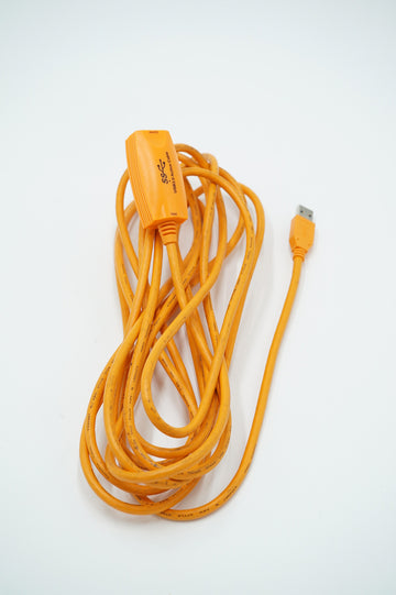 Tether Tools TetherPro USB 2.0 Male Type-A to USB 2.0 Female Type-A Orange, Used