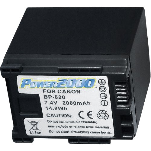 Vidpro ACD787 Replacement (BP820) Li-Ion Battery F/Canon XA Camcorders
