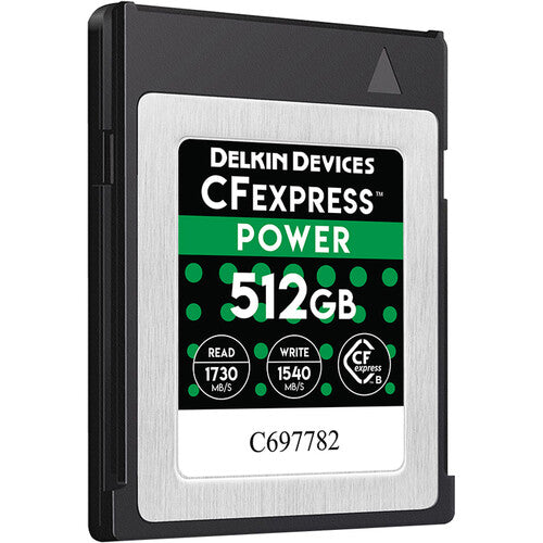 Delkin DCFX1512 512GB Power CFexpress Memory Card Type B
