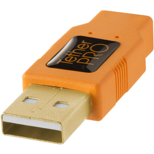 Tether Tools USB 2.0 A Male To Micro-B 5-Pin Cable, 15'