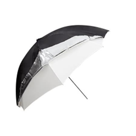 Godox UB006 Dual-Duty Reflective Umbrella, Black/Silver/White