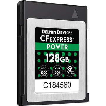 Delkin DCFX1128 128GB Power CFexpress Memory Card Type B (EOL)