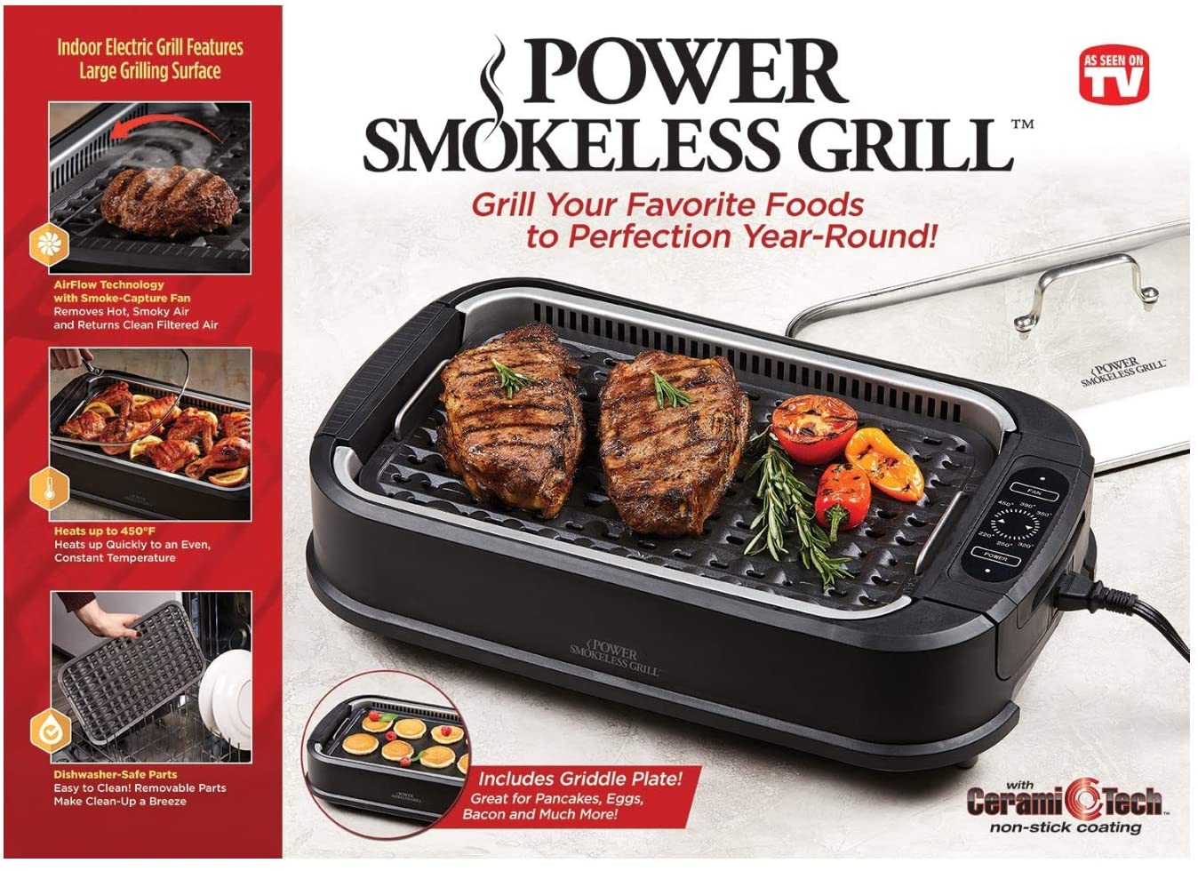 Tristar Premium Power Smokeless Grill