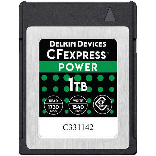 Delkin DCFX1 1TB CFexpress Power Memory Card Type B (EOL)