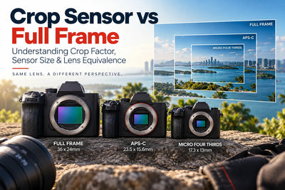 Crop Sensor vs Full Frame: Understanding Crop Factor, Sensor Size & Lens Equivalence