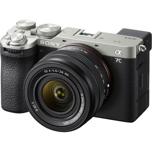 Sony A7CII Full-Frame Compact Mirrorless Camera, FE 28-60mm F/4-5.6, Silver