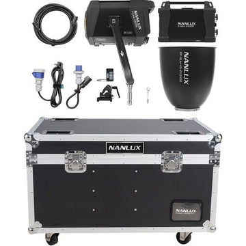 Nanlux Evoke 2400B 2400W Bi-Color LED Spot Light Road Case Kit (includes reflector in the case)