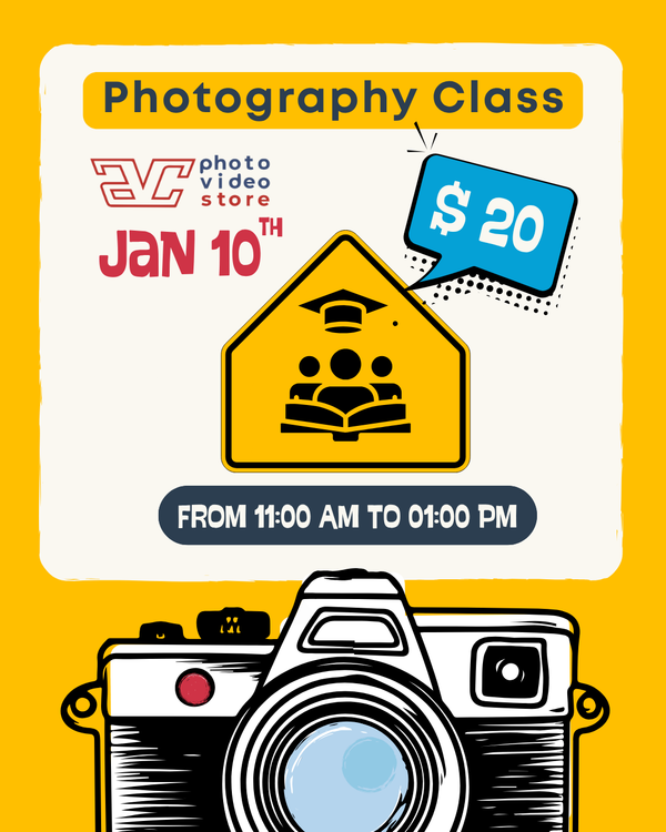 Jan 10th Saturday - 101 Photography Class