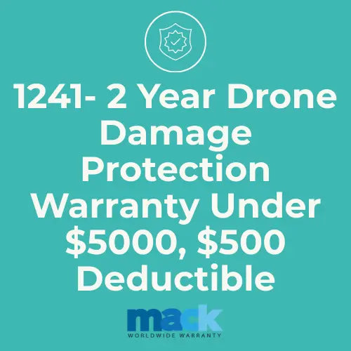 1241 2 Year Drone Damage Protection Warranty Under $5000, $500 Deductible - AVC photo video store
