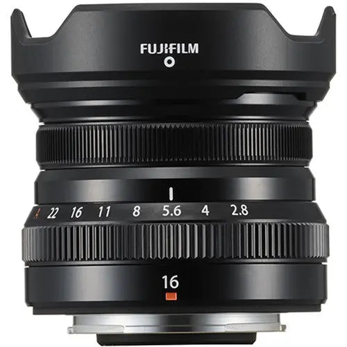 Fujifilm XF 16mm f/2.8 R WR, Black, Ø49