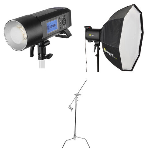 Godox AD400PRO Kit w/Softbox + C-Stand