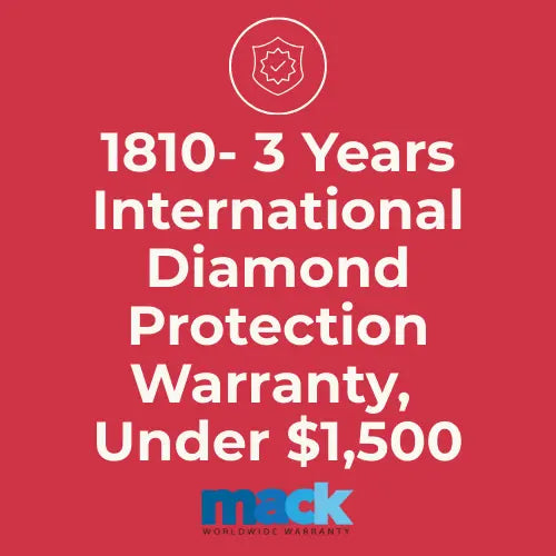 1810 3 Years International Diamond Protection Warranty, Under $1,500 - AVC photo video store