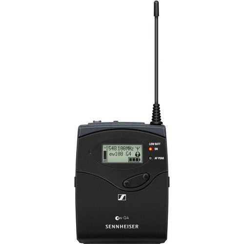 Sennheiser SK100G4A1 Bodypack Transmitter W/1/8 Audio Input Socket (Ew Connector), Frequency Range: A1 (516 - 558 Mhz)