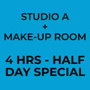 Studio A Rental Service - Half Day Special (4hrs) - AVC photo video store