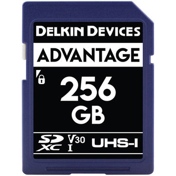 Delkin DDSDW633256G 256GB Advantage UHS-I SDXC Memory Card