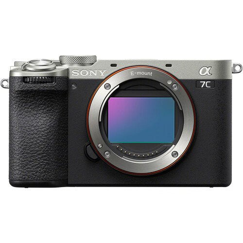 Sony A7CII Full-Frame Compact Mirrorless Camera, Body Only, Silver