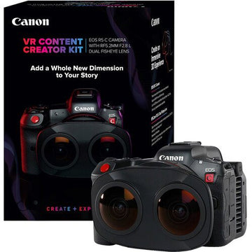 Canon EOS R5C VR Creator Kit with RF 5.2mm f/2.8 Dual Fisheye Lens