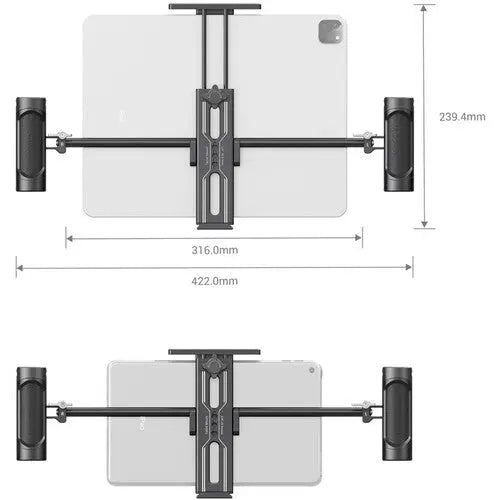 SmallRig 2929B Tablet Mount with Dual Handgrips for iPad/Tablet