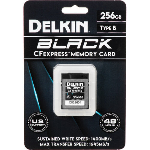 Delkin Devices 256GB BLACK CFexpress Type B Memory Card