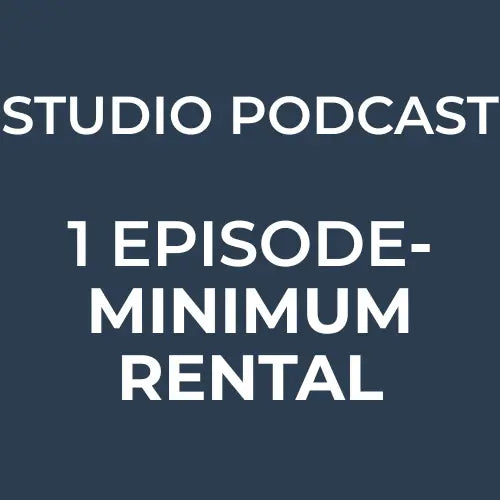 Studio Podcast Rental Service - 1 Episode (2 hr-Minimum Rental) - AVC photo video store