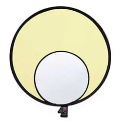 PROMASTER 42" Collapsible Reflector - Soft Gold / White