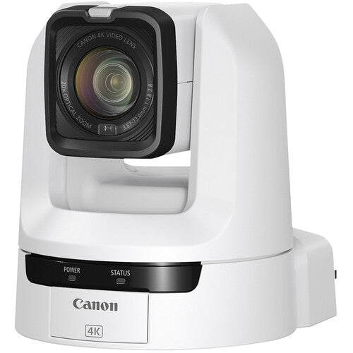 Canon CR-N100 4K NDI PTZ Camera with 20x Zoom (Titanium White)
