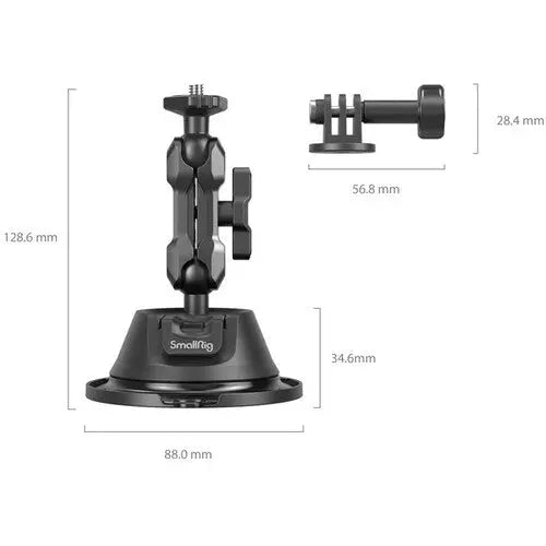 Soporte de ventosa portátil SmallRig 4193 SC-1K para cámaras de acción 