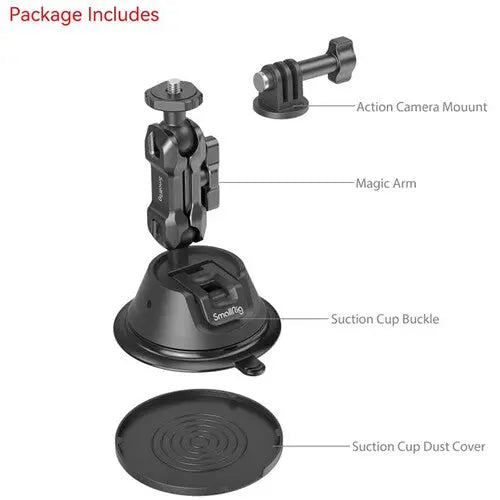 Soporte de ventosa portátil SmallRig 4193 SC-1K para cámaras de acción 