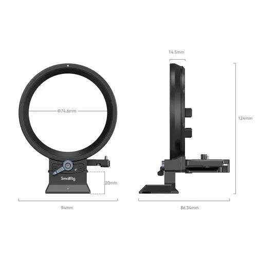 Kit de placa de montaje horizontal-vertical giratoria SmallRig 4300 para cámaras Canon de la serie R seleccionadas 