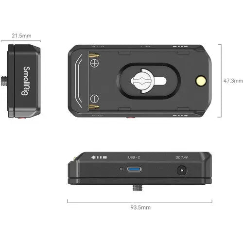 SmallRig 4341 L-Series/NP-F Battery Adapter Plate with NP-FZ100 Dummy Battery Kit (Advanced Edition)