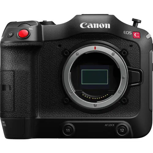 Kit de câmera de cinema Canon EOS C70 com lente zoom de 24-105 mm 