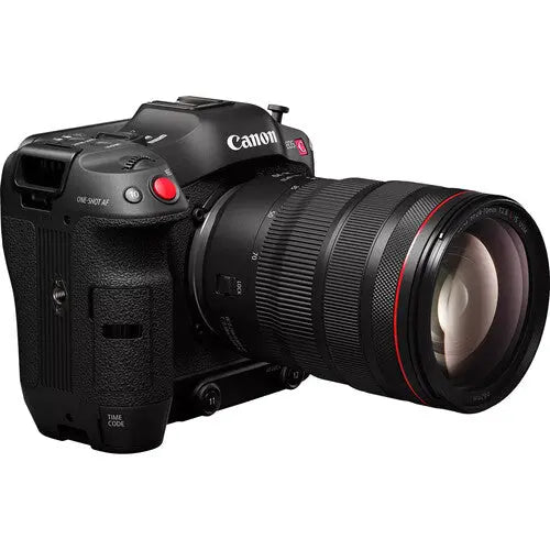 Kit de câmera de cinema Canon EOS C70 com lente RF 24-70 mm f/2.8 
