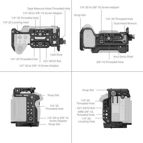 SmallRig 6775 Hawlock Cage Kit Sony FX5 Advanced Edition