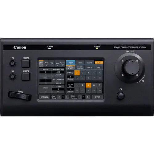 Controlador de joystick PTZ com tela sensível ao toque Canon RCIP100 