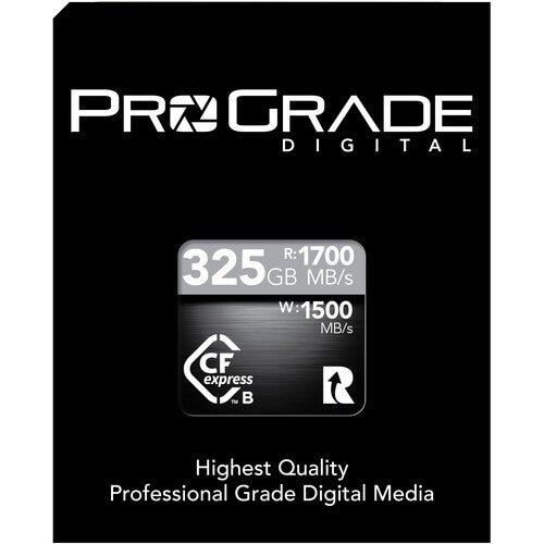 Prograde Digital PGCFX325GCPNA 325GB CFexpress 2.0 Type B Memory Card