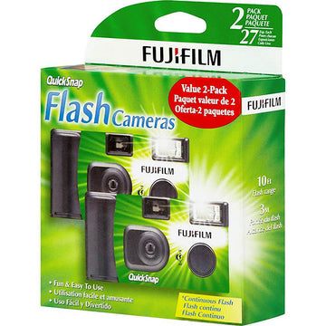 Fujifilm Quicksnap Flash 400, 27 Exposures (2 Pack)