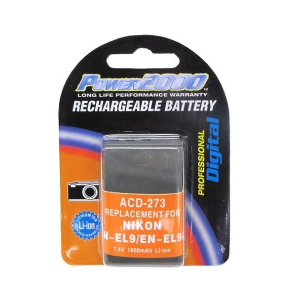 Batería de iones de litio de repuesto Vidpro ACD273 (ENEL9A)