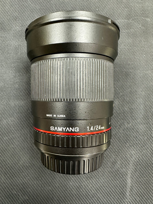Samyang SAY24/1.4/I0965 24mm f/1.4 ED AS IF UMC F/Canon EF, Used