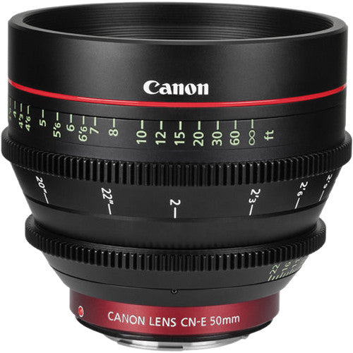 Canon CN-E 50mm T1.3 L F Cinema Prime Lens (EF Mount)