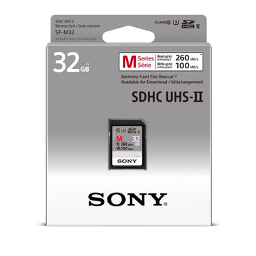 Sony SFM32/T SF-M Series UHS-II SDXC Memory Card, 32GB