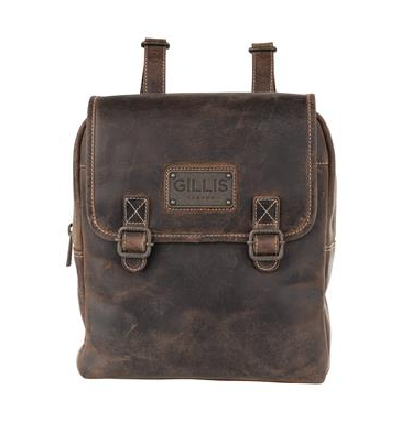 Dorr Trafalgar Knapsack Leather Backpack Vintage Brown