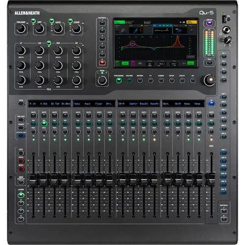 Allen & Heath Qu-5 36-Channel / 12-Bus Digital Mixer with 16+1 Motorized Faders - AVC photo video store