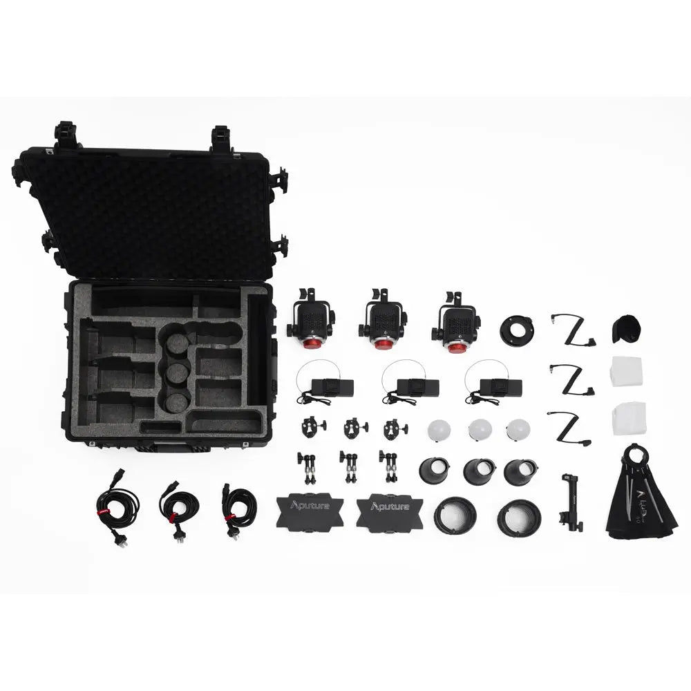Aputure STORM 80c 3-Light Kit - AVC photo video store