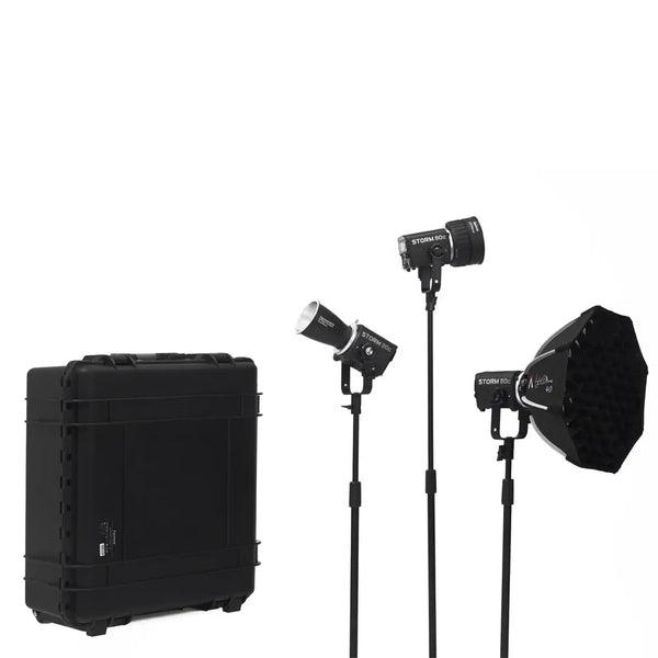 Aputure STORM 80c 3-Light Kit - AVC photo video store