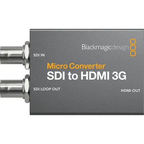 Microconvertidor Blackmagic SDI a HDMI 3G (con fuente de alimentación)