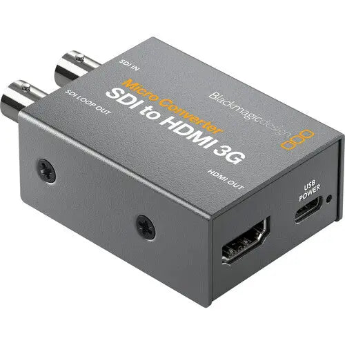 Microconvertidor Blackmagic SDI a HDMI 3G (con fuente de alimentación)