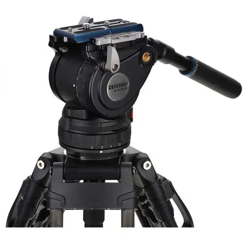 Benro C673LL Lightning Lock Tripod Kit with BV6H PLUS Head (Carbon Fiber, 75mm Bowl) - AVC photo video store