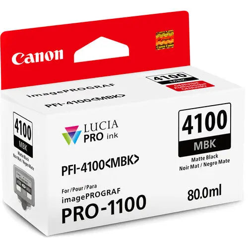 Canon PFI4100 Pigment Ink Tank (80ml) F/PRO1100 - AVC photo video store